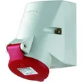 Produktbild: MENNEKES CEE-Steckdose 5p 16A 6h 400V/rt IP44 AP - Rot/Weiß