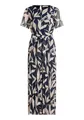 Produktbild: Betty & Co Damen Jumpsuit mit Plissee 38, Dark Blue/Nature