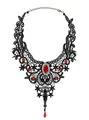 Produktbild: Boland Kostüm Vampirdame Collier - für Halloween Kostüm Damen, Wunderschöner Halsschmuck für blutdürstige Damen