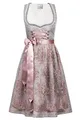Produktbild: Edelnice Trachtenmode Exklusives Designer Midi Dirndl Aurelie inkl. Spitzendirndlschürze und Charivari Gr. 32-54 (48)