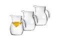 Produktbild: KONZEPT Wasserkrug Glaskrug Transparent Ergonomischer Griff, (3-tlg), Volumen: 1L, 500 ml, 250 ml. Set 1/2/3 Stk.
