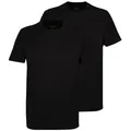 Produktbild: CECEBA T-Shirt Pure Cotton (2-tlg) Rundhalsausschnitt, kurzarm, uni, im 2er Pack schwarz 4XL