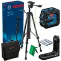 Produktbild: Bosch Linienlaser PRO GLL 20-22 G grün + 4x1,5 V-LR6-Batterie +Stativ 0601065601