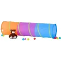 Produktbild: Relaxdays Spieltunnel für Kinder, farbenfroher Krabbeltunnel f. Jungen und Mädchen, robuster Pop Up Kriechtunnel, bunt