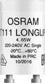 Produktbild: Osram,Longlife Für 4-80 W Leuchtstoffröhre Starter ST111 3Er Pack