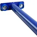 Produktbild: Reckstange 125 cm Turnstange Blau Klimmzugstange Kletterstange Turnreck Metall - Blau