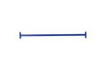 Produktbild: ESTEXO Klimmzugstange Reckstange 125 cm Turnstange Blau Kletterstange Turnreck Metall