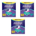 Produktbild: 3 x Giga Pack Always Dailies Slipeinlagen Flexistyle Normal 216 Luftdurchlässig
