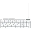 Produktbild: Hama USB-Tastatur CK-200 QWERTZ Kabelgebunden 8 Media-Tasten Weiß