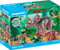 Produktbild: Playmobil® Triceratops mit Jungtier (71821), Playmobil Dinos Konstruktions-Spielset, (29 St)