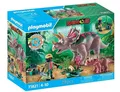 Produktbild: PLAYMOBIL 71821 DINOS - TRICERATOPS MIT JUNGTIER NEU OVP