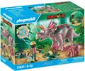 Produktbild: PLAYMOBIL 71821 Triceratops mit Jungtier