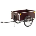 Produktbild: Roland Jumbo Fahrrad Anhänger Handwagen 175L Transport Kupplung Tiefdeichsel 20