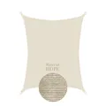 Produktbild: anndora Sonnensegel Viereck 3x4 m Sichtschutz HDPE beige Sonnen- Windschutz