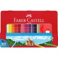Produktbild: Faber-Castell Buntstifte Classic Eco, 115888, sortiert, im Metalletui inkl. Zubehör, 48 Stück
