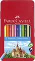 Produktbild: FABER-CASTELL Hexagonal-Buntstifte CASTLE 48er Metalletui