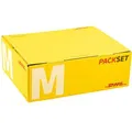 Produktbild: DeutschePost Faltkartons PACKSET Gr. M, gelb, Innenmaße: 369 x 288 x 126mm