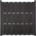 Produktbild: GroJa Fertigzaun quadratisch 180 x 180 cm Anthrazit mit Querriegeln DB703