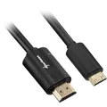 Produktbild: SHARKOON 1M, HDMI/MINI HDMI Cable HDMI HDMI TIPO A (ESTÁNDAR) HDMI Type C (MINI) Negro
