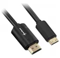 Produktbild: Sharkoon Sharkoon HDMI Kabel Stecker > Mini HDMI, 4K Elektro-Kabel, Mini HDMI Stecker, Mini HDMI Stecker, HDMI 2.0 für 4K Unterstützung