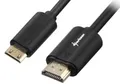 Produktbild: 4575972000 Sharkoon HDMI mit Ethernetkabel mini (M) bis 1 m ~D~