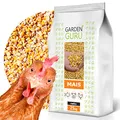 Produktbild: Hühnerfutter Mais gelb Futtermais Futter für Hühner ganzjährig Maiskörner für Tauben Geflügel Wild Nager Hasen 25 kg Ganzkorn GardenGuru