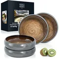 Produktbild: Moritz & Moritz SOLID 4x Suppenteller Steinzeug 19cm - Bowl Schüssel aus Steinzeug für Suppe, Nudeln, Salat oder Müsli