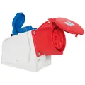 Produktbild: CEE Steckdose 32 Ampere 400 Volt Drehstrom 5 polig mit Schukosteckdose 230 Volt