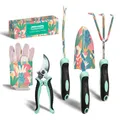 Produktbild: 5-teiliges Gartenwerkzeug-Set, langlebige Gartenarbeit mit ergonomischem, rut...