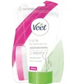 Produktbild: Veet Pure Dusch-Haarentfernungscreme für Körper, Arme & Beine - Enthaarungscreme für die Dusche, für trockene Haut - 150 ml inkl. Schwamm