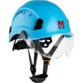 Produktbild: Mustbau Sicherheitshelm, EN397 Schutzhelme mit Schweißband und Visier, 53 bis 63cm Verstellbarer Kopfumfang, strapazierfähiges ABS-Material Für ...