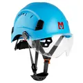 Produktbild: Bauhelm HSE06B für Baustelle, Outdoor, Indoor, Holzfällerarbeiten, Gartenarbeit - Blau