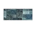 Produktbild: wash+dry by Kleen-Tex Fußmatte wash+dry Schmutzfangmatte Vintage Patches türkis - 75 x 190 cm, Höhe: 0 mm