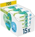 Produktbild: PAMPERS Feuchttücher Harmonie Aqua ohne Parfüme & Alkohol 720 (15 x 48) Tücher