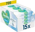 Produktbild: Pampers Harmonie Aqua Baby Feuchttücher Box, 720 Tücher (15 x 48), 99% Wasser
