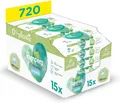Produktbild: Pampers Harmonie Aqua Baby Feuchttücher Box Hautschutz Sensitive 720 Tücher