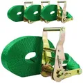Produktbild: Baumarktplus 4x TrutzHolm® Ratschen Spanngurt Spanngurte Zurrgurt 1-tlg 6m 2t 2to 2000kg TÜV/GS GRÜN