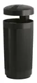 Produktbild: Abfallbehälter für draussen mit Dach aus Kunststoff 50 Liter schwarz (31019434)
