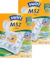 Produktbild: 2x 4 Beutel Swirl M 52 MicroPor Staubsaugerbeutel M52 - frei Haus per Brief