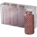 Produktbild: Boltze Gruppe - Boltze Vase Panja (4 Teilig, Farbe Dunkelrosa/Hellrosa, Höhe 14 cm) 2031373