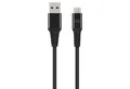 Produktbild: XQISIT 2m USB-A auf USB-C 3.0 Schnell-Ladekabel Schwarz USB-Kabel, USB-A,USB-C, Kein (200 cm), HQ Ladekabel Datenkabel USB Type C 3.0 Handy Smartphone Tablet PC