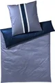 Produktbild: JOOP! Mako-Satin Bettwäsche Signature Farbe Deep Sea Größe 155x220+80x80 AL
