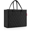 Produktbild: Reisenthel Einkaufstasche Daily shopper rhombus black, Schwarz, Textil, 14 L, 42x35x17 cm, Freizeit, Koffer & Taschen, Einkaufstaschen