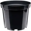 Produktbild: Garronda Blumentopf Kunststoff Pflanztopf rund Kräutertopf Anzuchttöpfe Blumentopf Schwarz für Innen und Aussen 32cm GD-0025 (Schwarz, ⌀ 32,7cm H