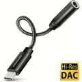 Produktbild: AXAGON Axagon ADA-HC Audiokabel 0.1 m 3.5mm USB Typ-C Schwarz - Schwarz