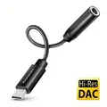Produktbild: Hi-Res Audio Adapter - USB-C auf 3.5 mm Audio Jack (female) - 10 cm