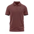 Produktbild: FORSBERG formstabiles Poloshirt, Farbe:Bordeaux/schwarz, Größe:L