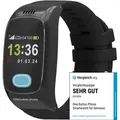 Produktbild: One Button Phone - Smartwatch für Senioren mit Notrufknopf, SOS-Funktion, Sturzerkennung, GPS-Ortung, freie Tarifwahl, intuitive App - Schwarz
