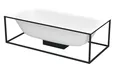 Produktbild: BetteLux Shape Rechteck-Badewanne freistehend 190x90x45cm, 2 Rückenschrägen,