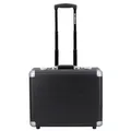 Produktbild: Alumaxx 2-Rollen Businesstrolley Laptopfach 37cm #ALX-000015 (schwarz matt)